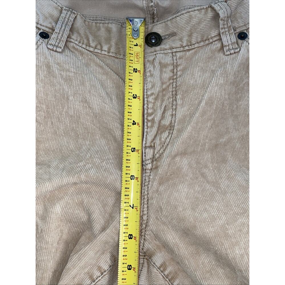 Ann Taylor LOFT Low Rise Modern Boot Tan Khaki Corduroy‎ Pants Women’s Size 12P - Picture 9 of 9